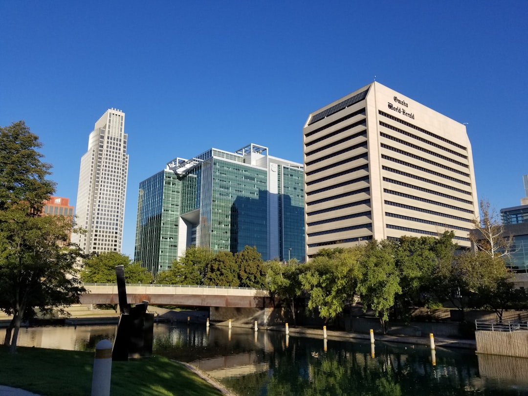 white and blue high-rise buildings during daytime