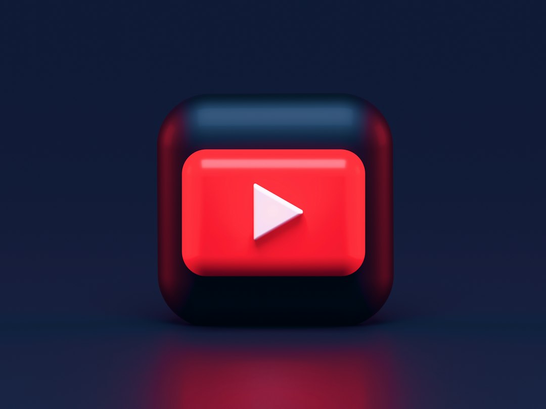 YouTube Dark Mode 3D icon concept. Write me: alexanderbemore@gmail.com, if you need 3D visuals for your products.